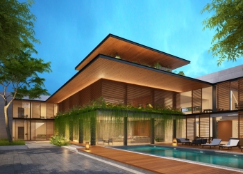 contemporary tropical villa asia